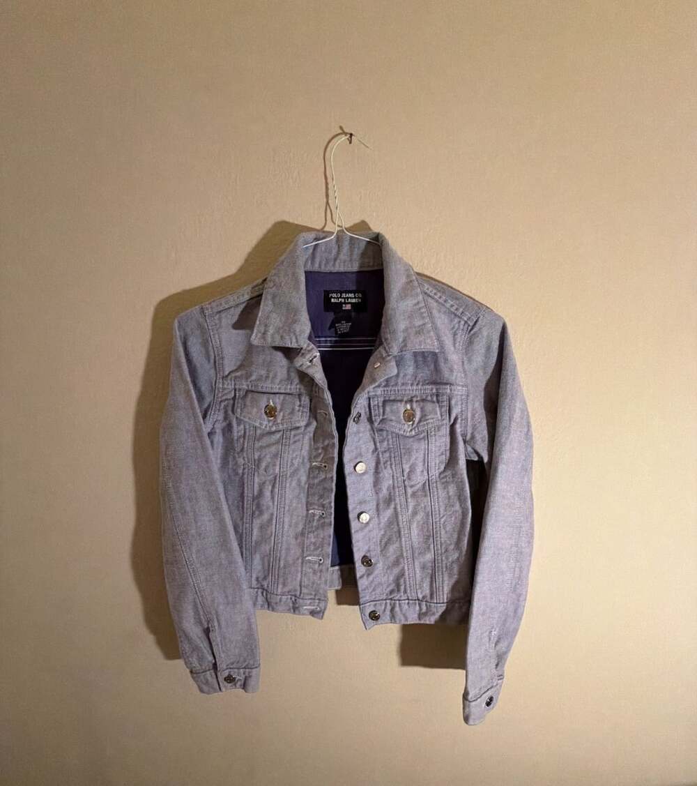 Polo Jeans Co. Ralph Lauren Women's Blue Denim Trucker Jacket Size M